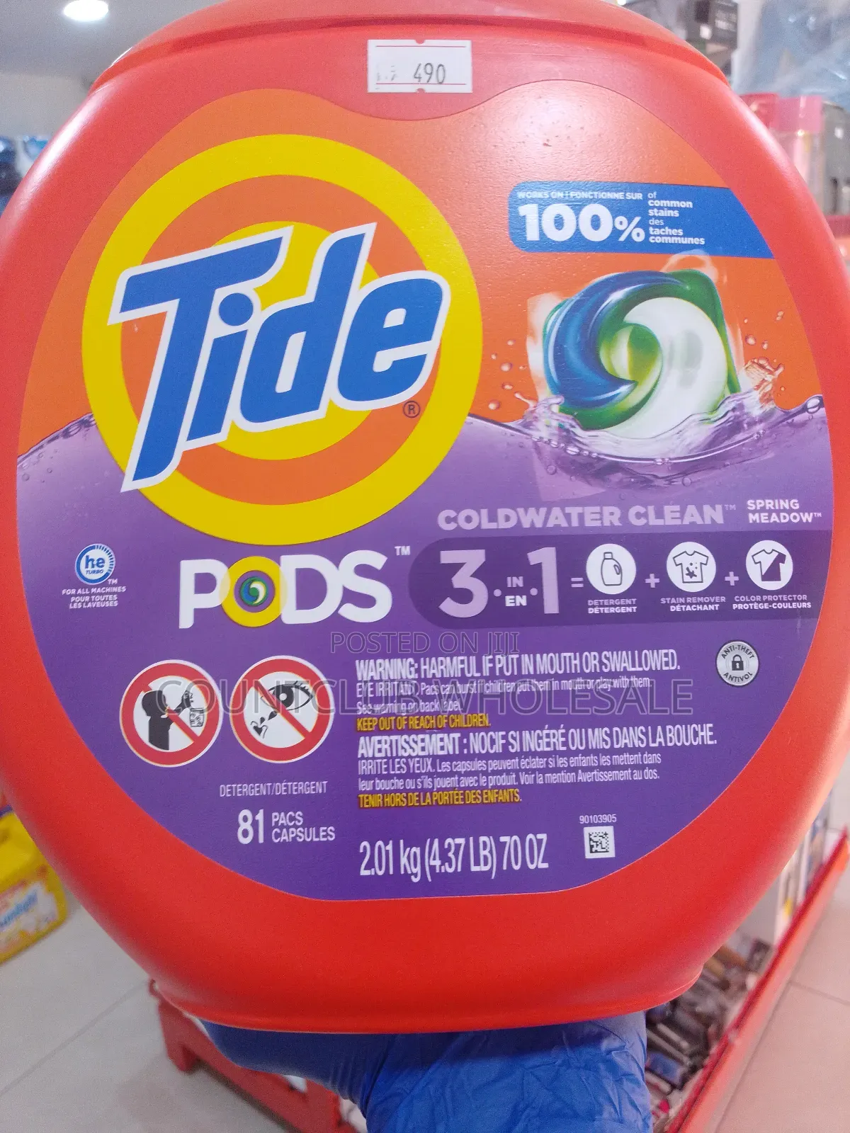 Tide Pods 3in1 81pacs Capsules