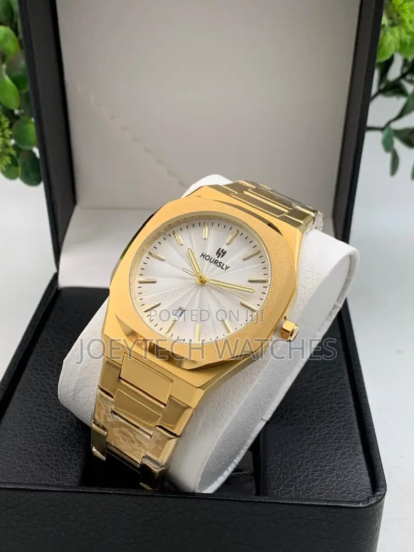 Golden Hoursly Authentic Watch