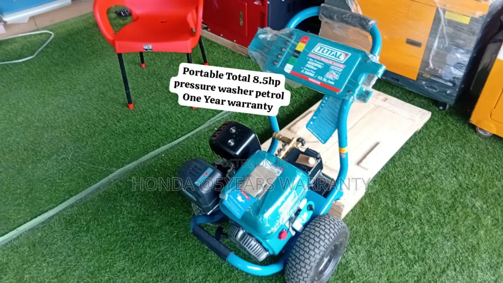 Gasoline Total High Pressure Washer Petrol 8.5hp Total 8.5hp