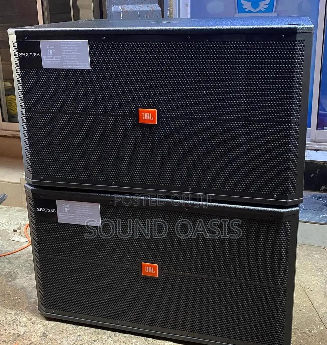 JBL Double Bass Speakers