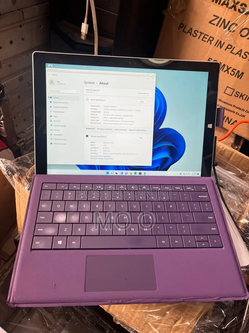 Laptop Microsoft Surface Pro 2 8GB Intel Core I5 SSD 256GB
