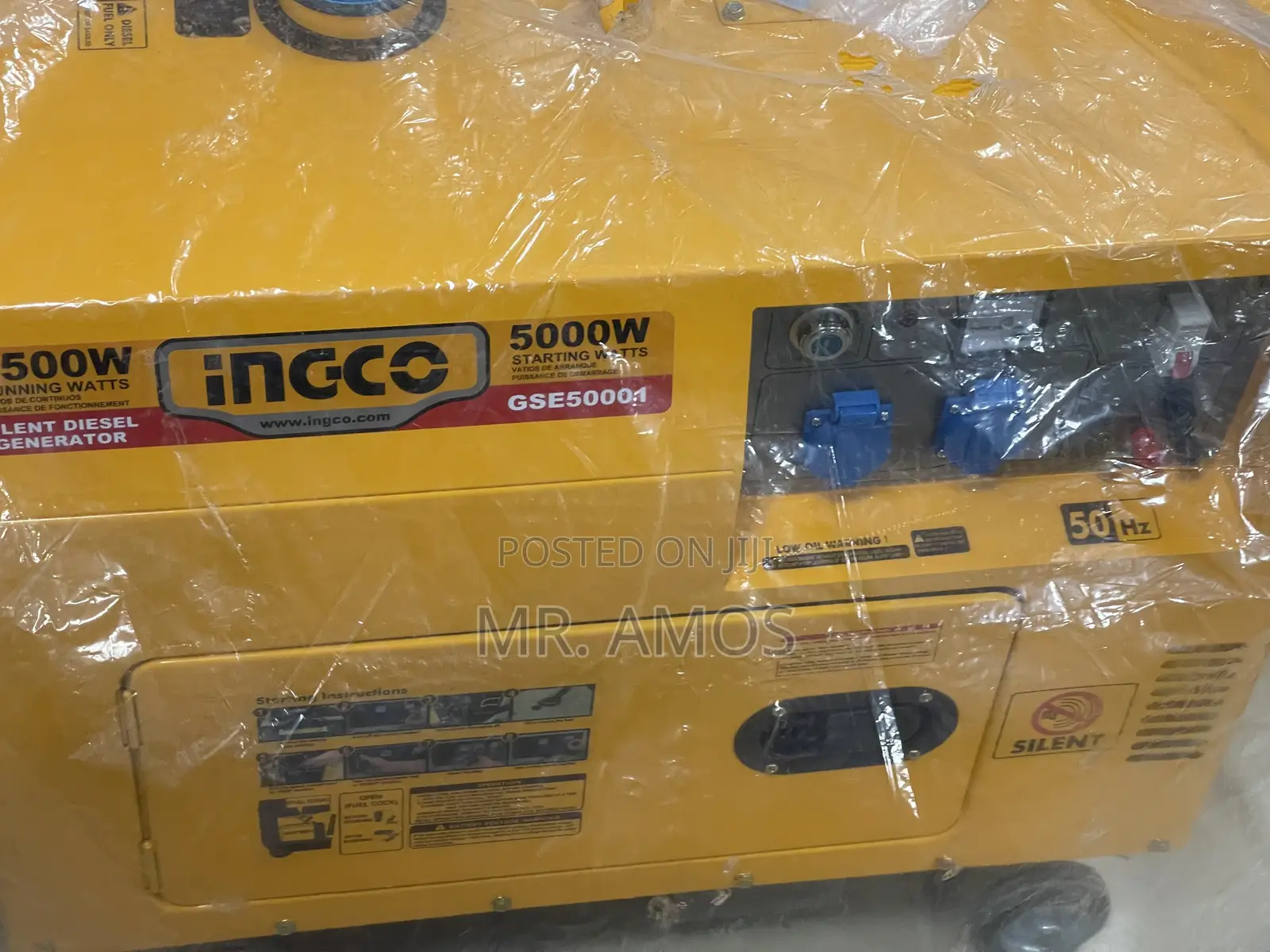 5kva Silent Diesel Generator With Electric Start System - Gse50001