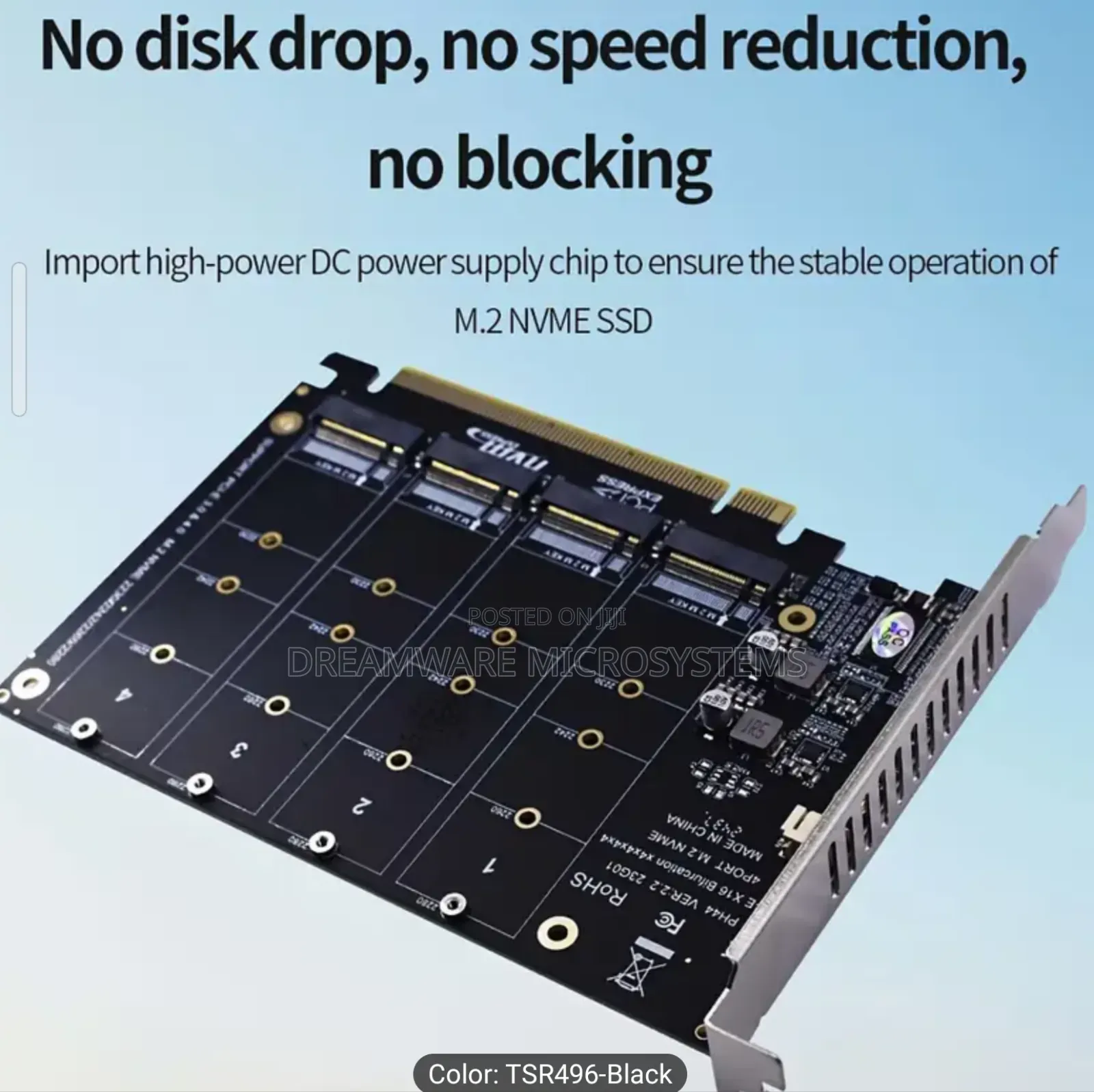 4-Bay Nvme SSD Pcie-16 Split Card