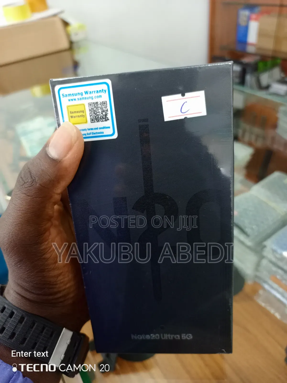 New Samsung Galaxy Note 20 Ultra 5G 128 GB Black