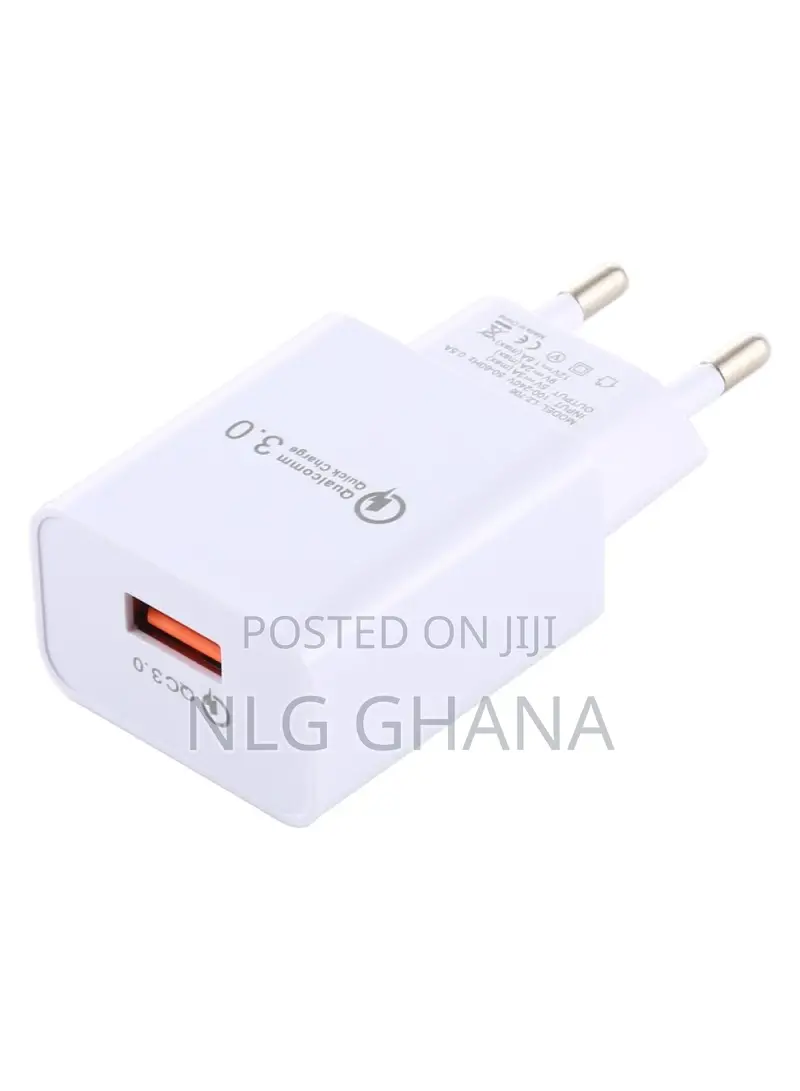 Qc 3.0 Usb Wall Charger Lz-706 - White. Tvx8520