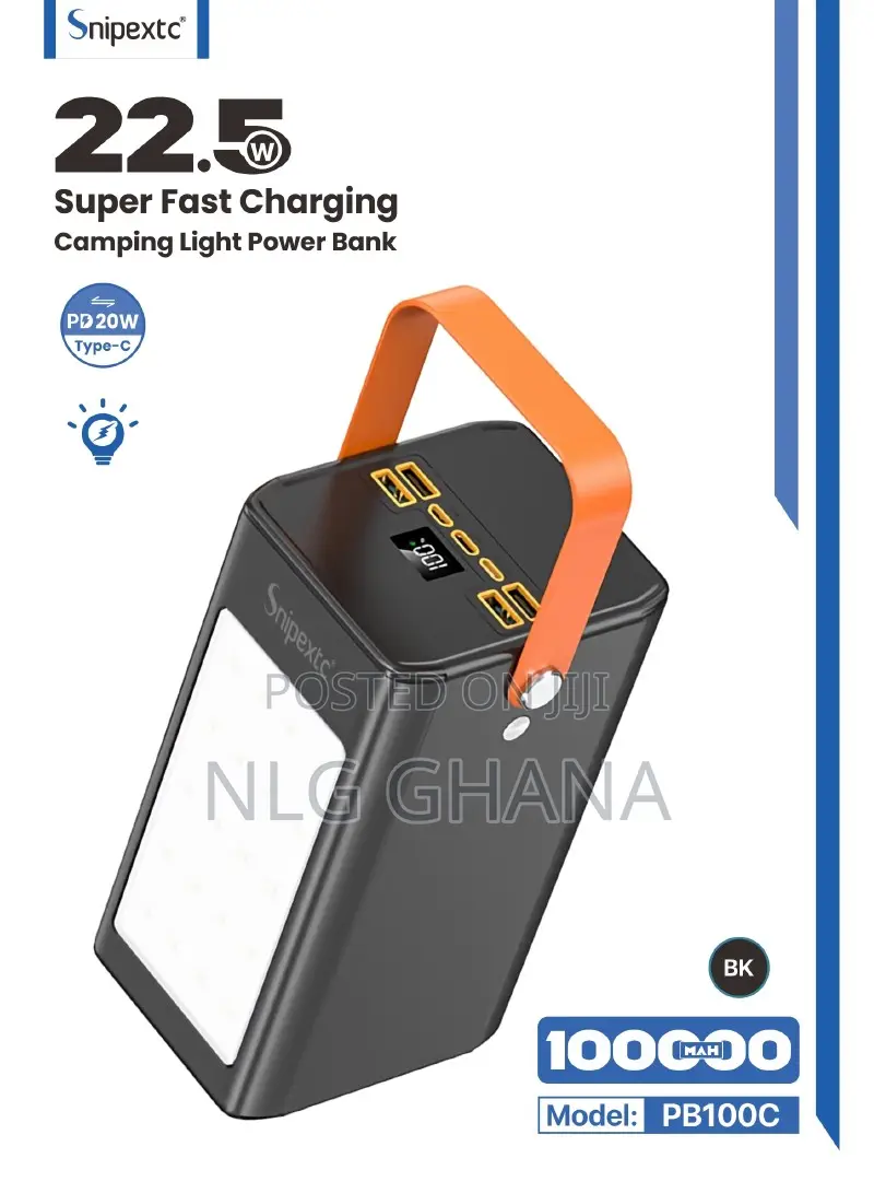100000mah 22.5w Portable Super Fast Charging Power. Snp1046