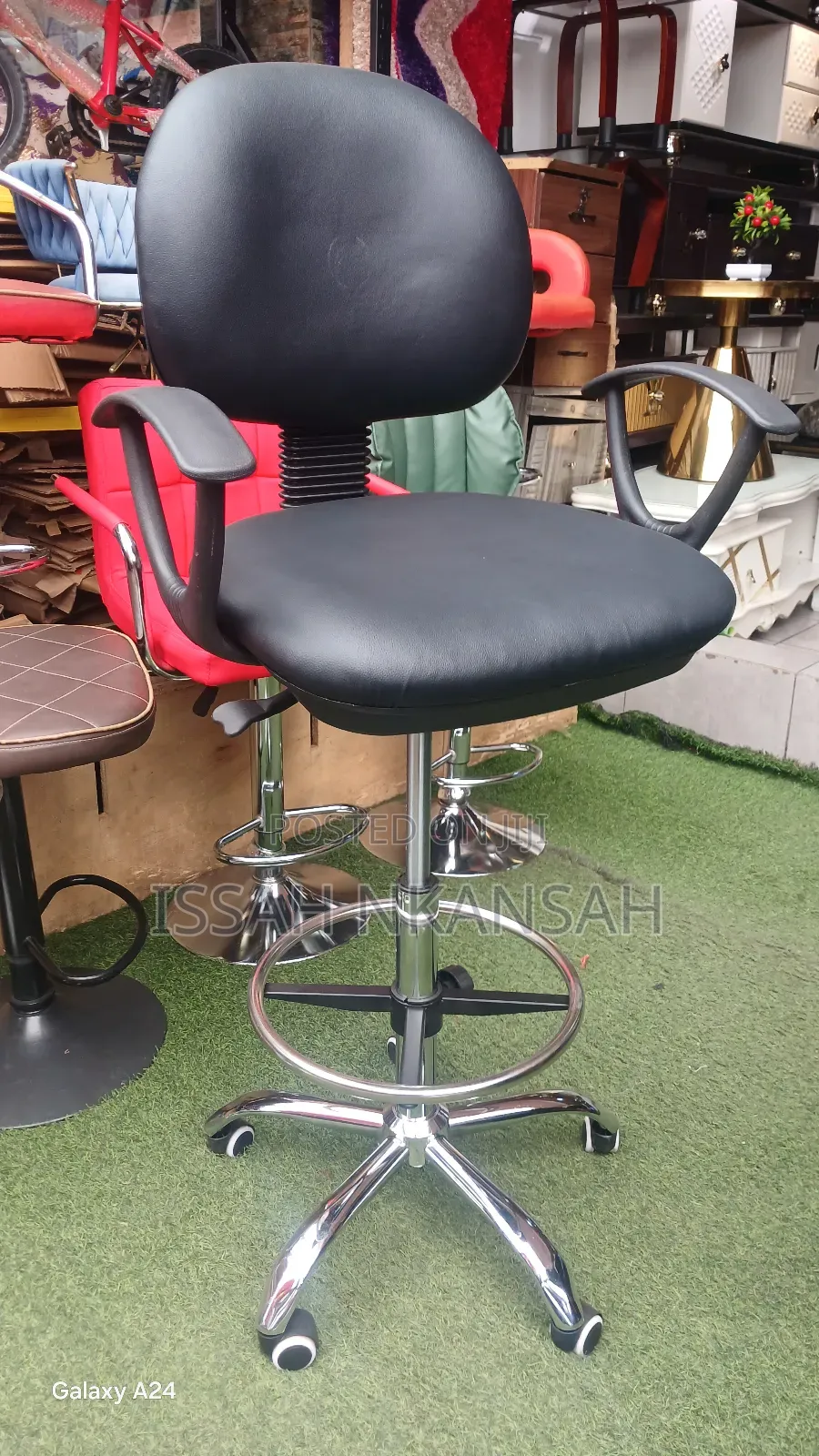 Counter Bar and Barbering Chairs