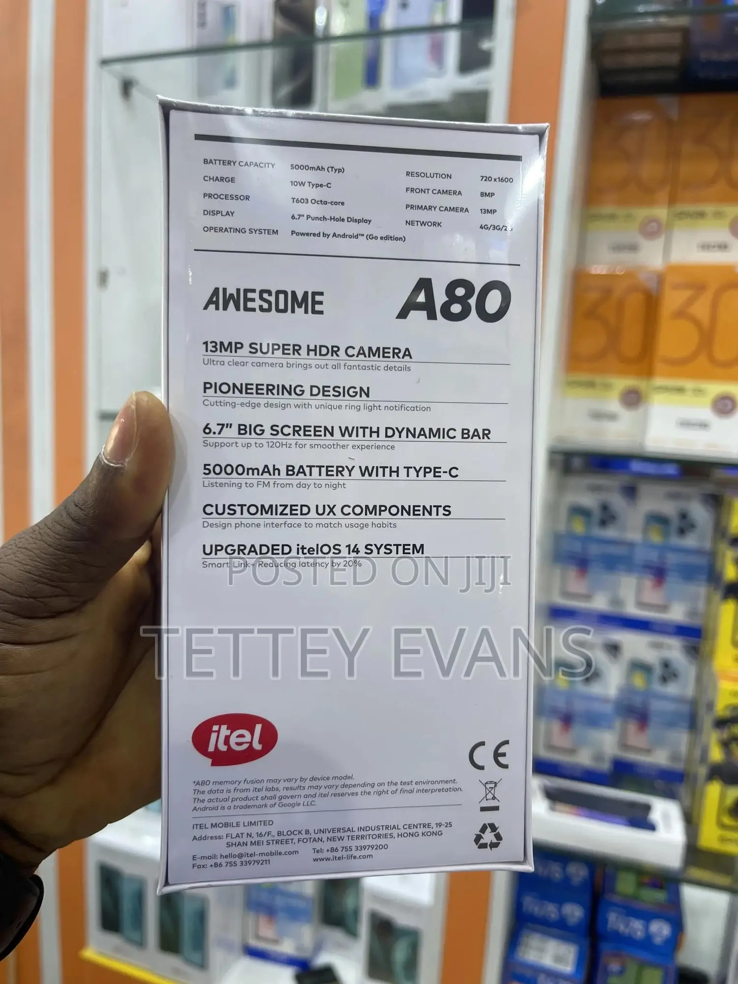 New Itel A80 128 GB Bronze
