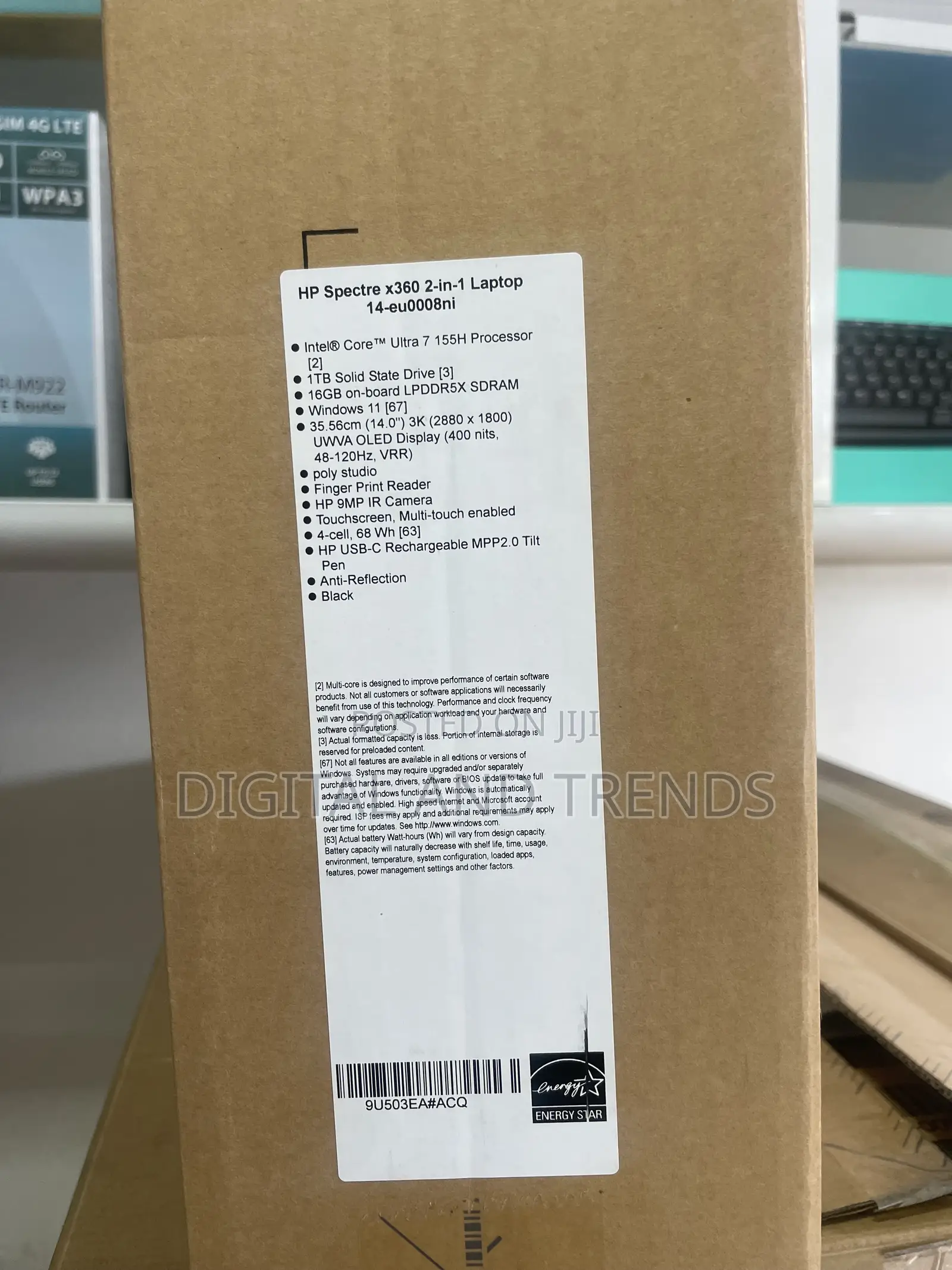 New Laptop HP Spectre 14 16GB Intel Core Ultra 7 SSD 1T