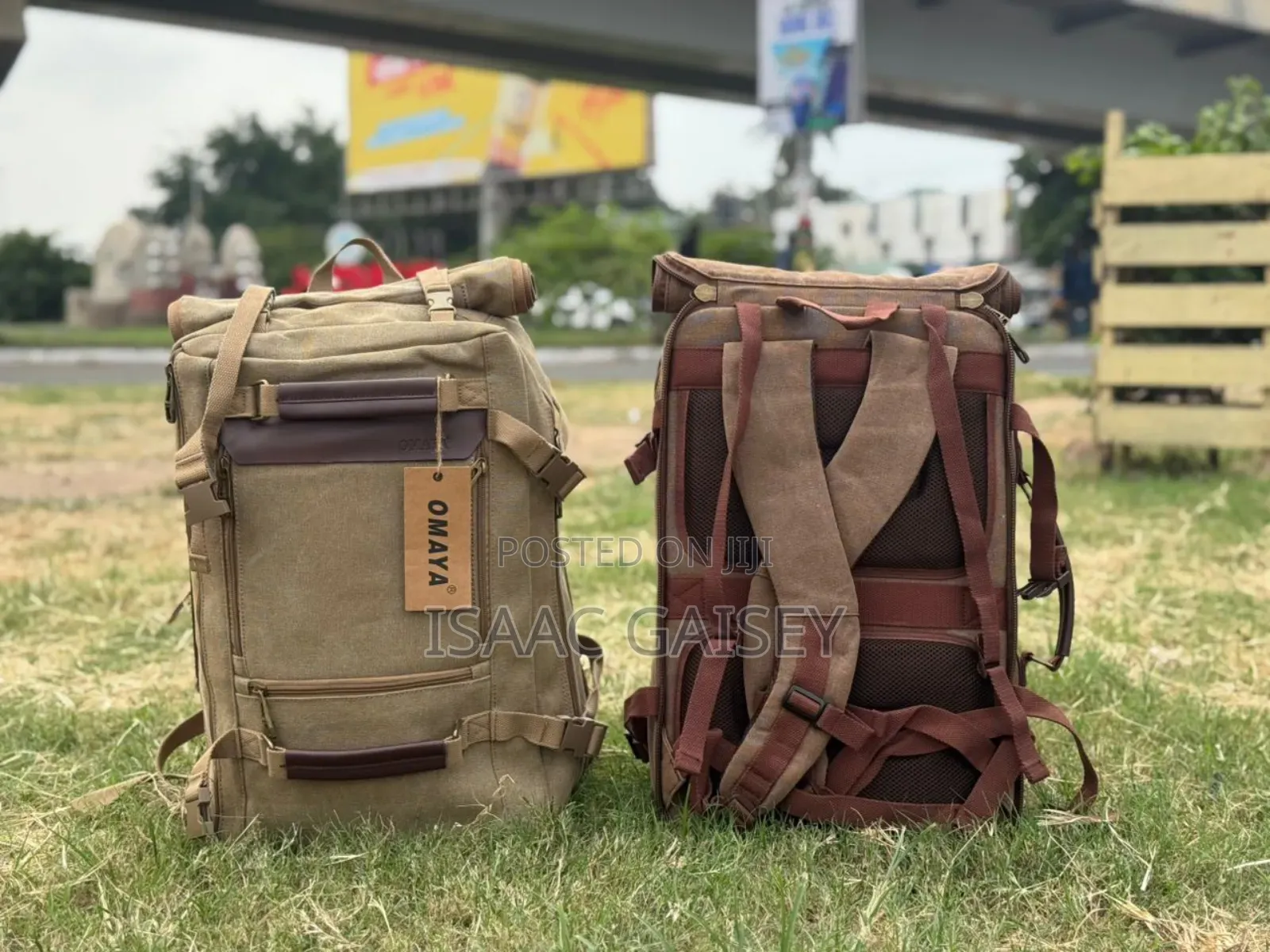 Omaya Jeans Travel Backpack