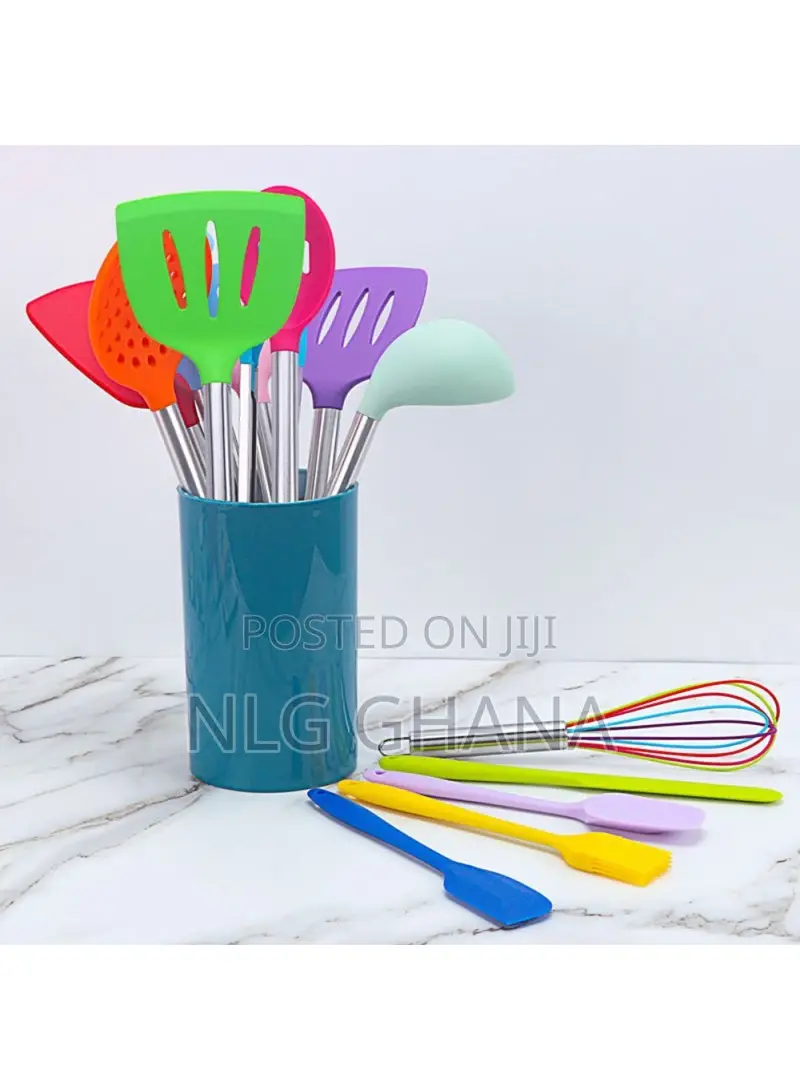 15pcs Stainless Steel+Silicone Cooking Utensils. Tvx22451