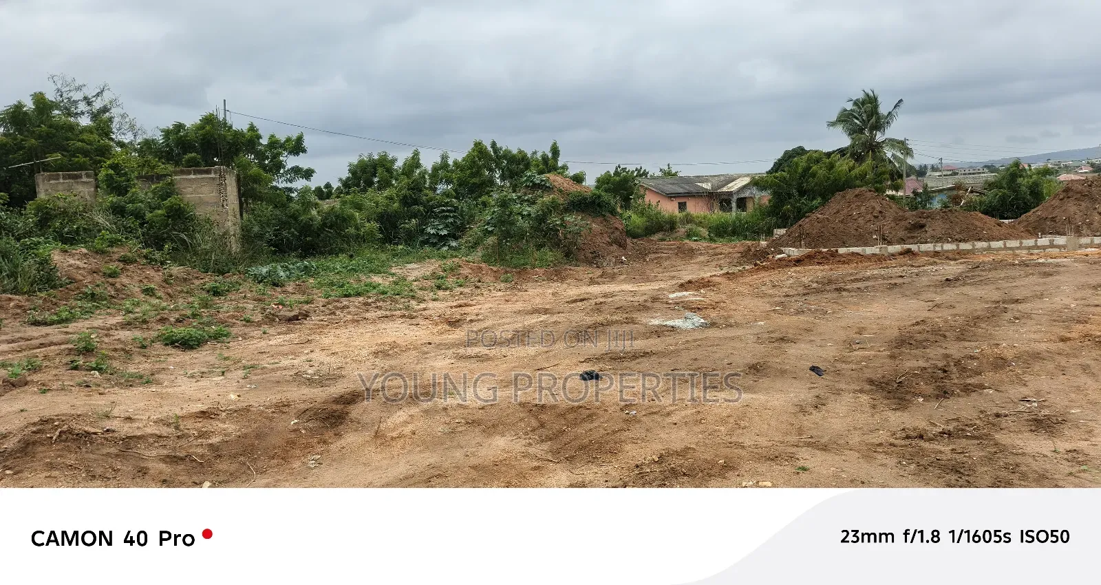 Half Plot Land For Sale Amasaman Danchira