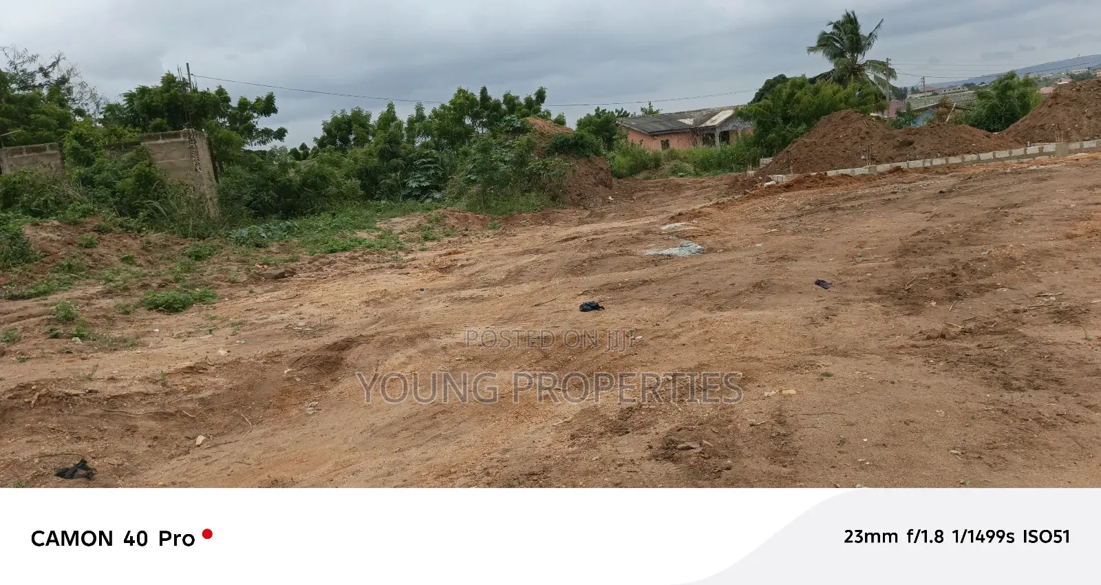 Half Plot Land For Sale Amasaman Danchira