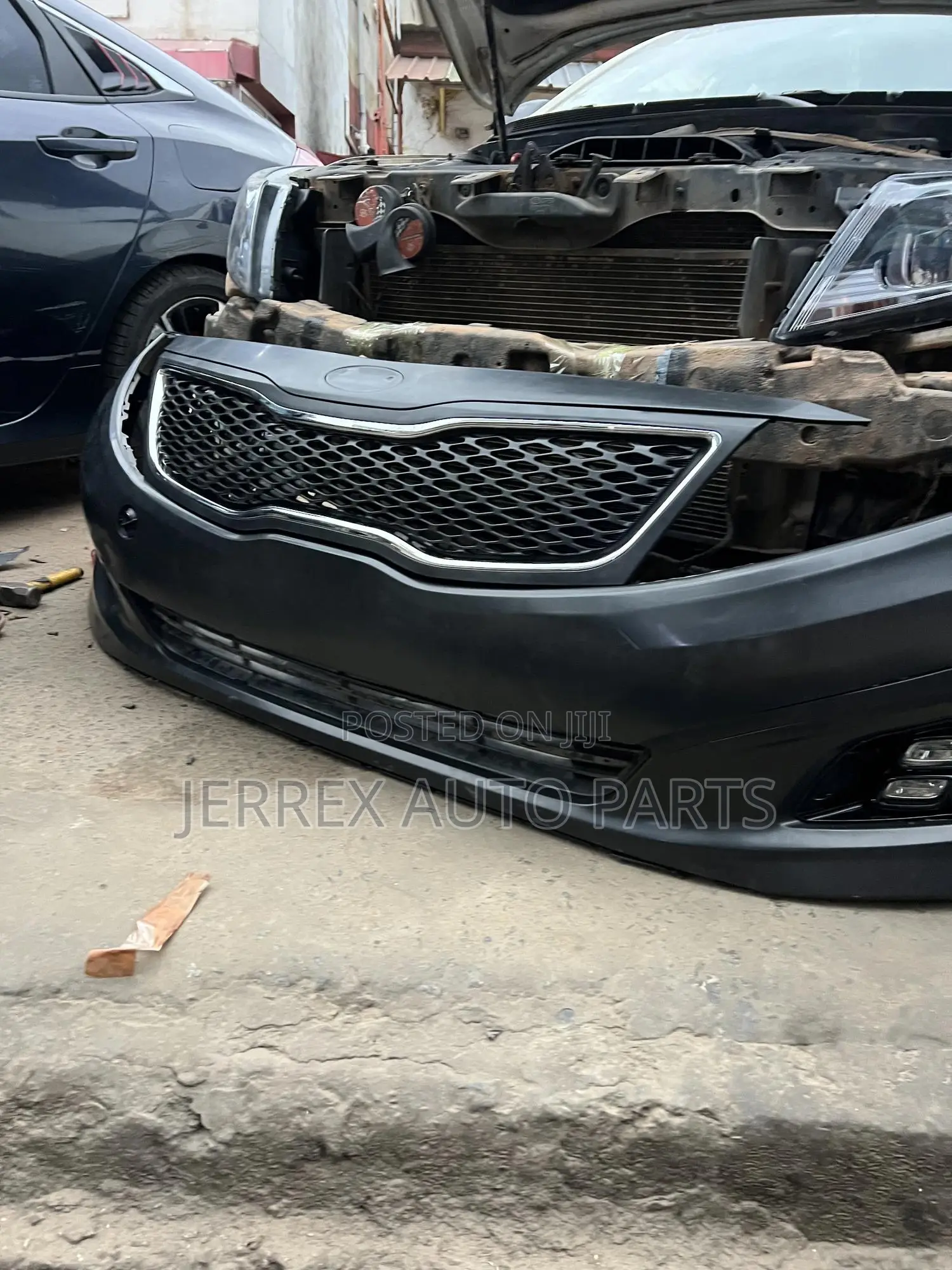 Kia Optima 2014-2015 Complete Bumper With Led Foglight