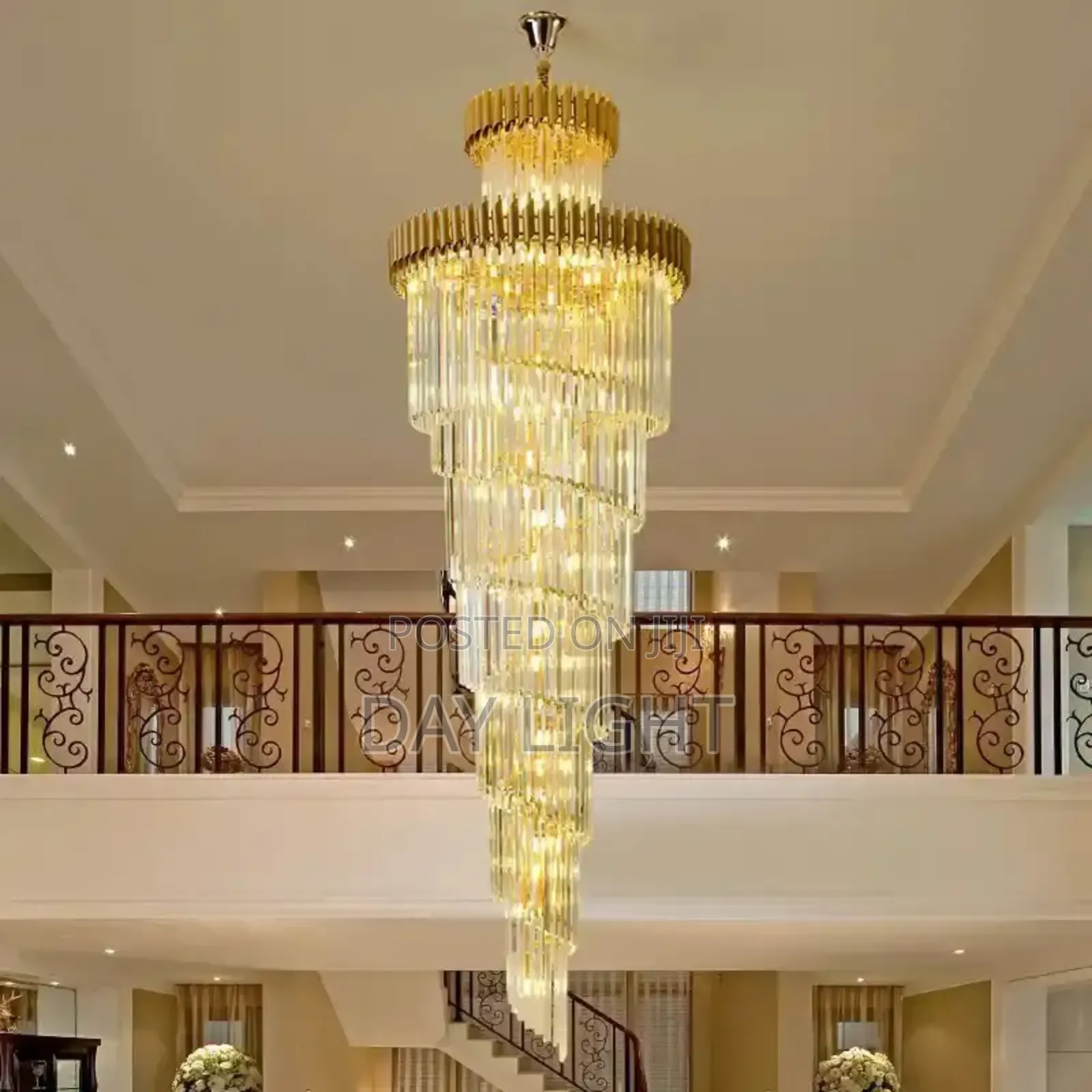 8 Ft Long Chandelier Light.