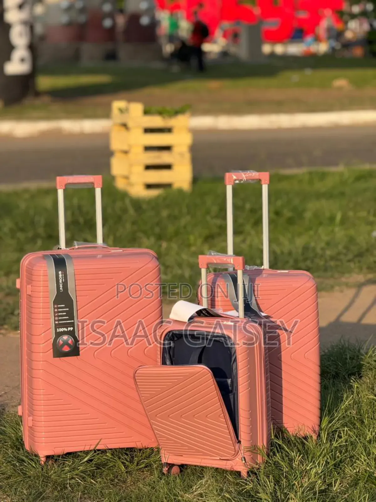 3set Classic Anticrake Luggages With Laptop Compartment