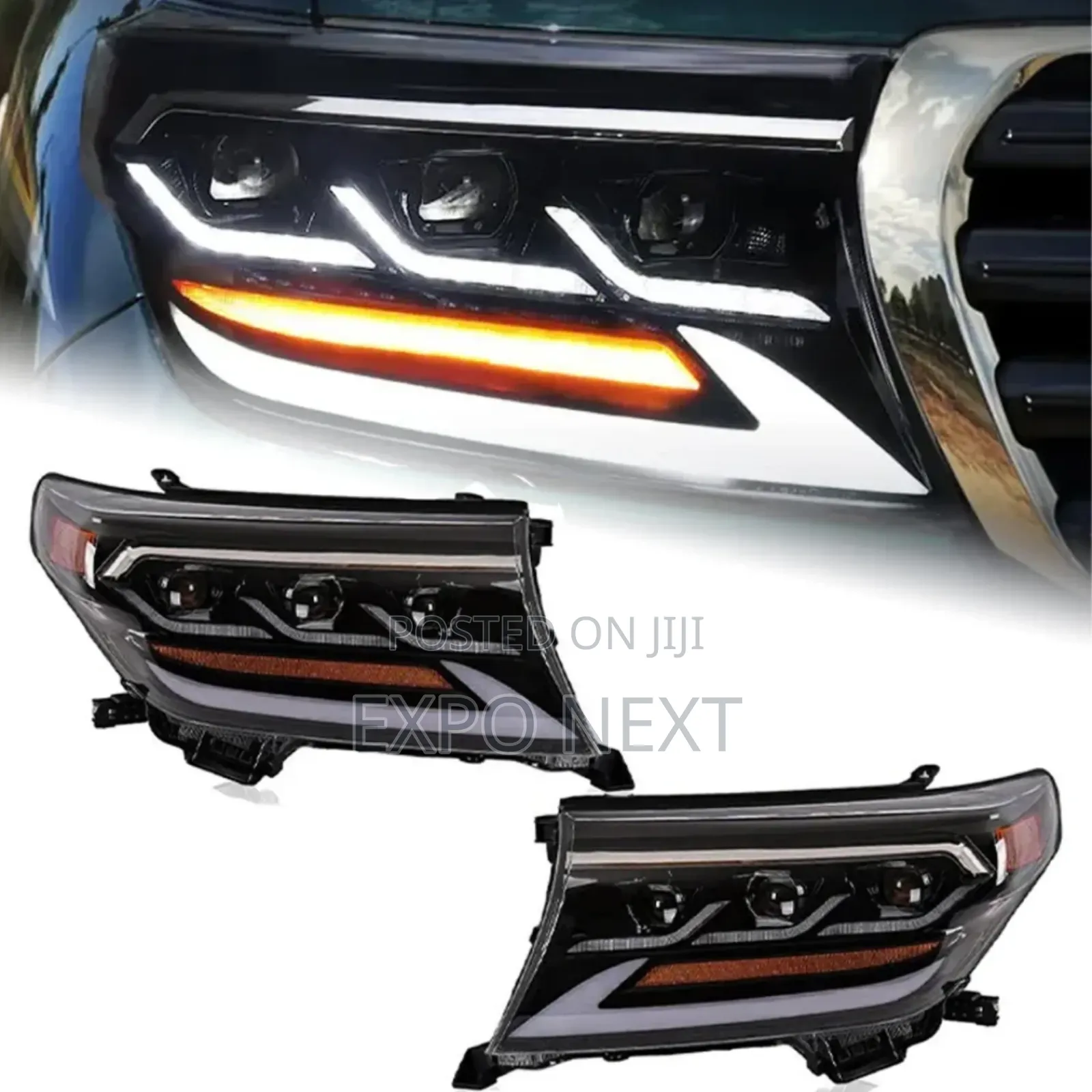 2008-2015 Led Head Light For Toyota Land Cruiser Lc200