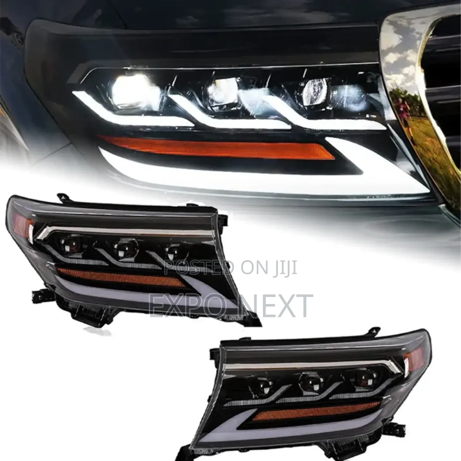 2008-2015 Led Head Light For Toyota Land Cruiser Lc200