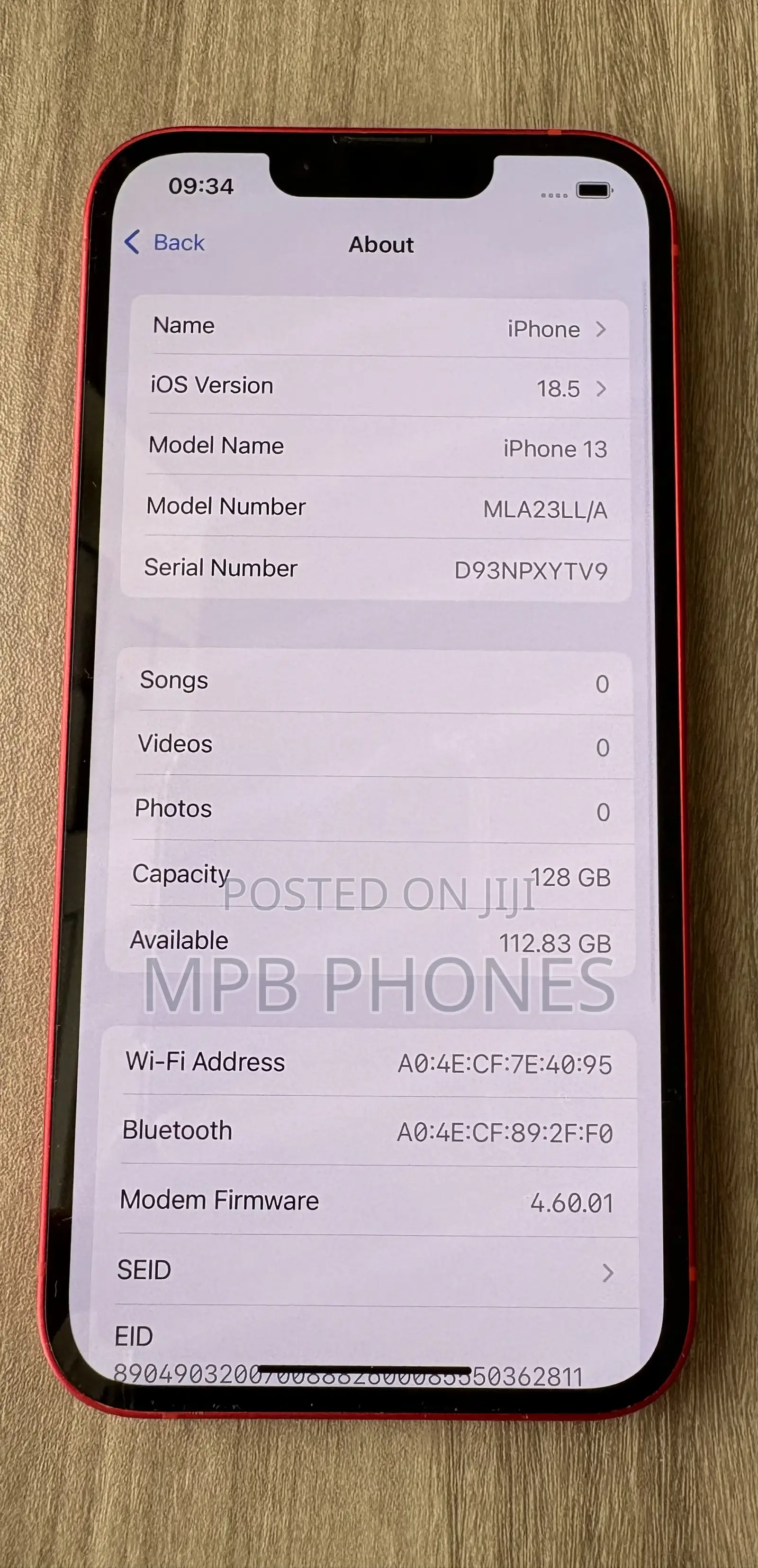 Apple iPhone 13 128 GB Red