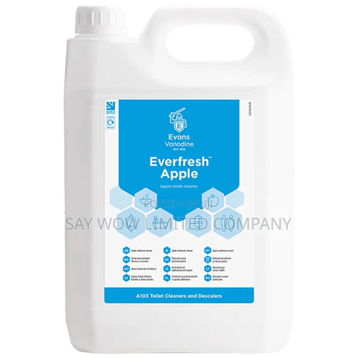 Evans Everfresh Apple Washroom Cleaner