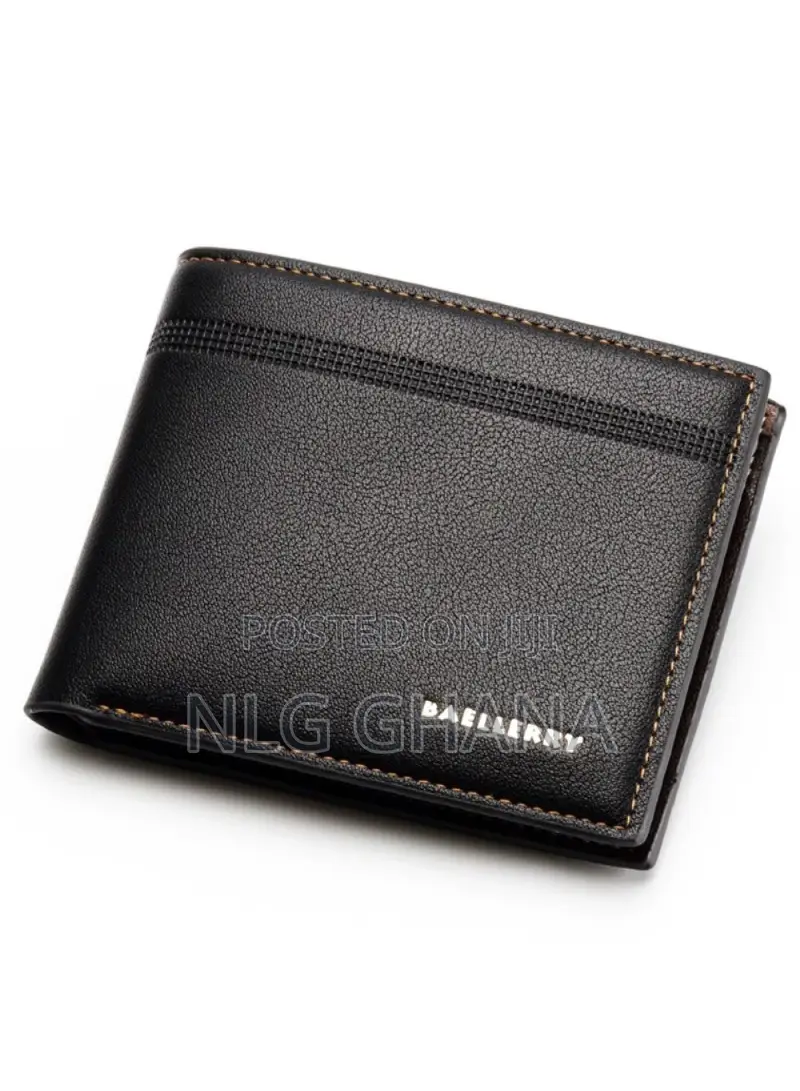 Litchi Texture Pu Leather Short Wallet Men. Tvx16522