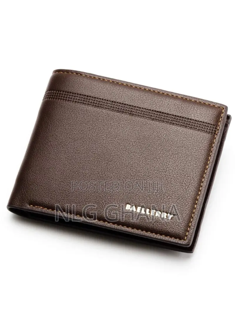 Litchi Texture Pu Leather Short Wallet Men. Tvx16522