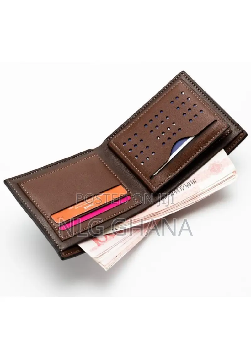 Litchi Texture Pu Leather Short Wallet Men. Tvx16522