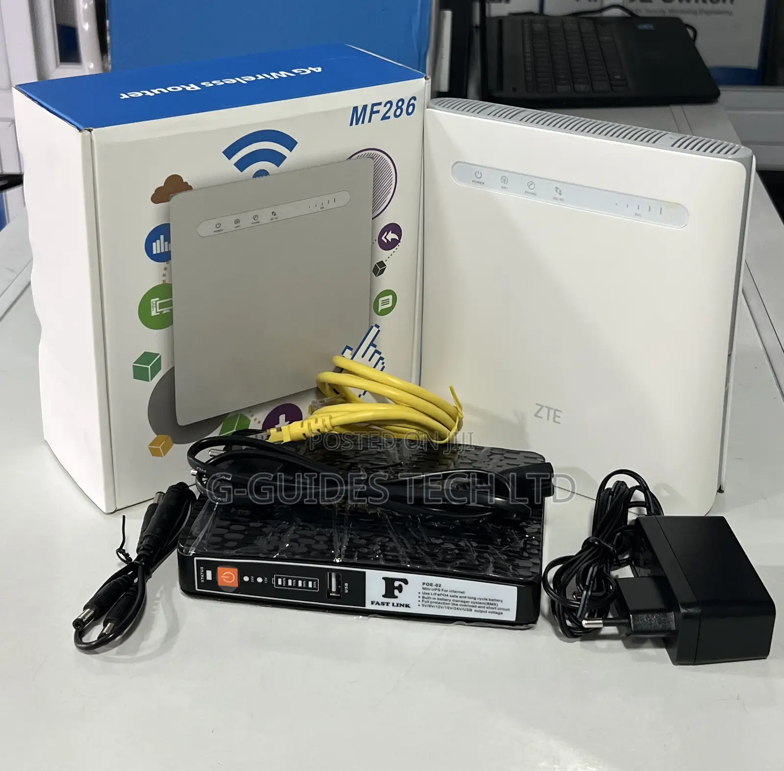 Zte 4g Wireless Router 600mbps Mf286 With Backup Battery