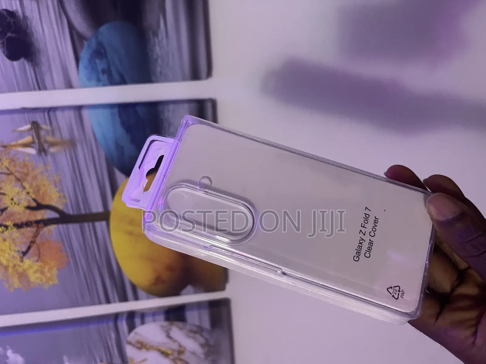 Fold 7 Case Transparent Case With Front and Back Glass