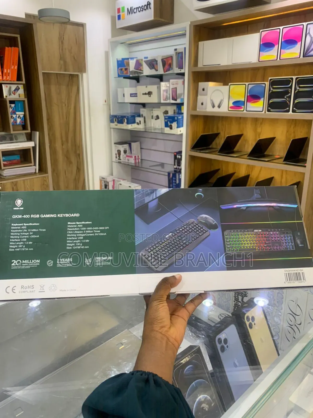Green Lion RGB Gaming Keyboard