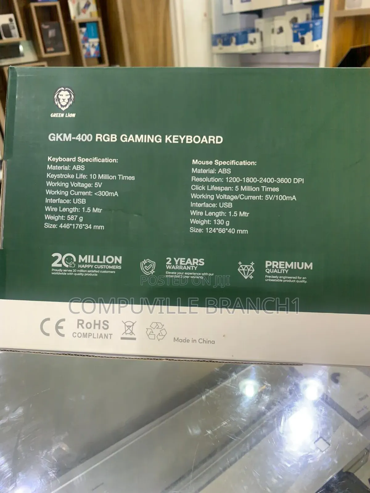 Green Lion RGB Gaming Keyboard