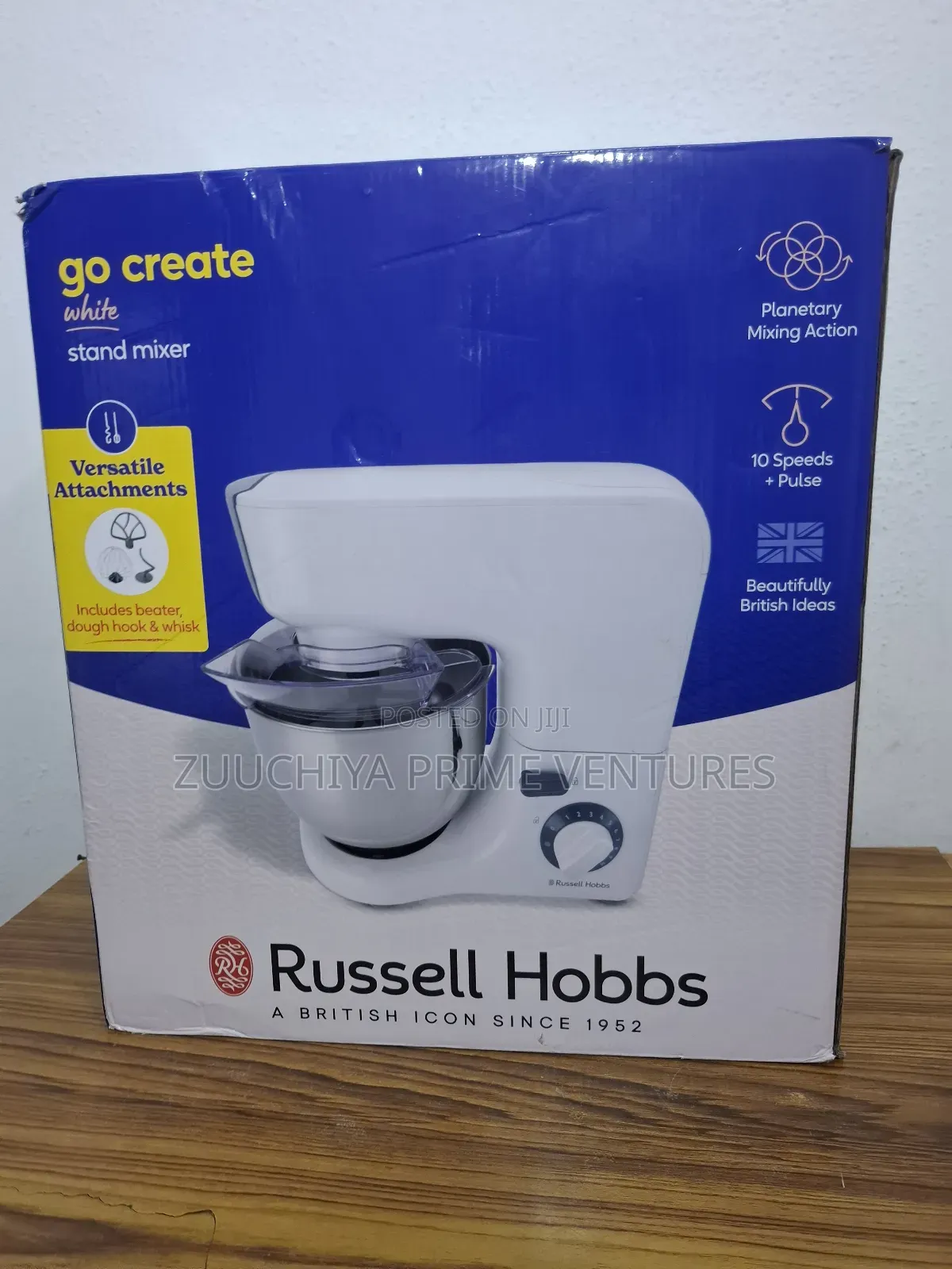 5.L Russell Hobbs Go-Create Stand Cake Mixer From Uk 