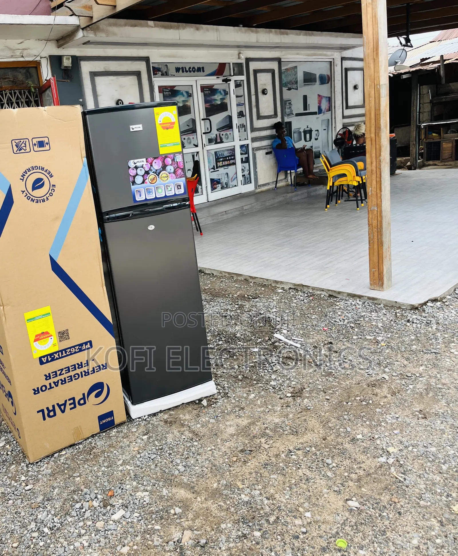 Energy Saving Pearl Pf-262tix-1a Double Door Refrigerator.