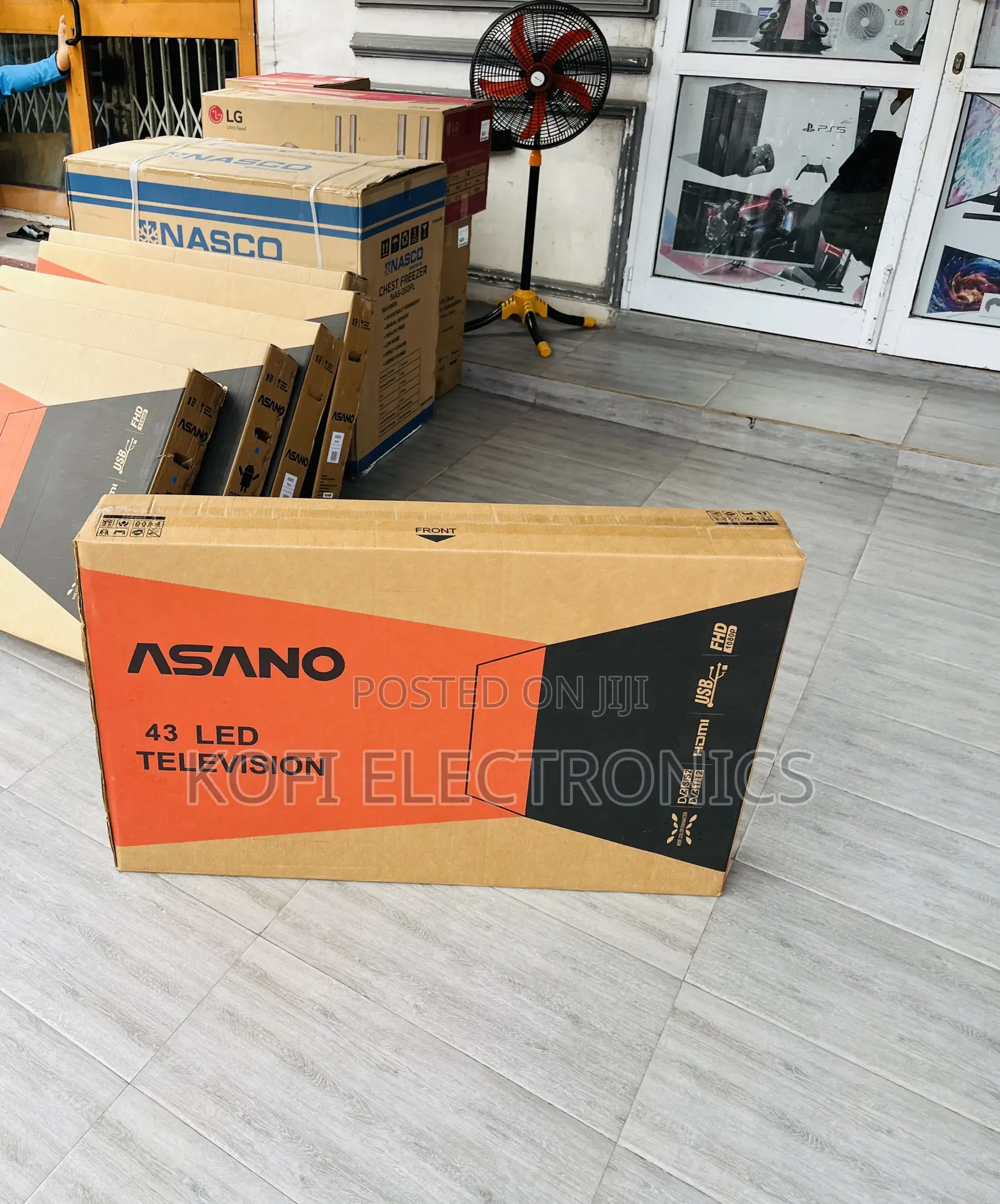 Most Reliable Asano 43 Inch Led Digital Satellite Tv(Black)