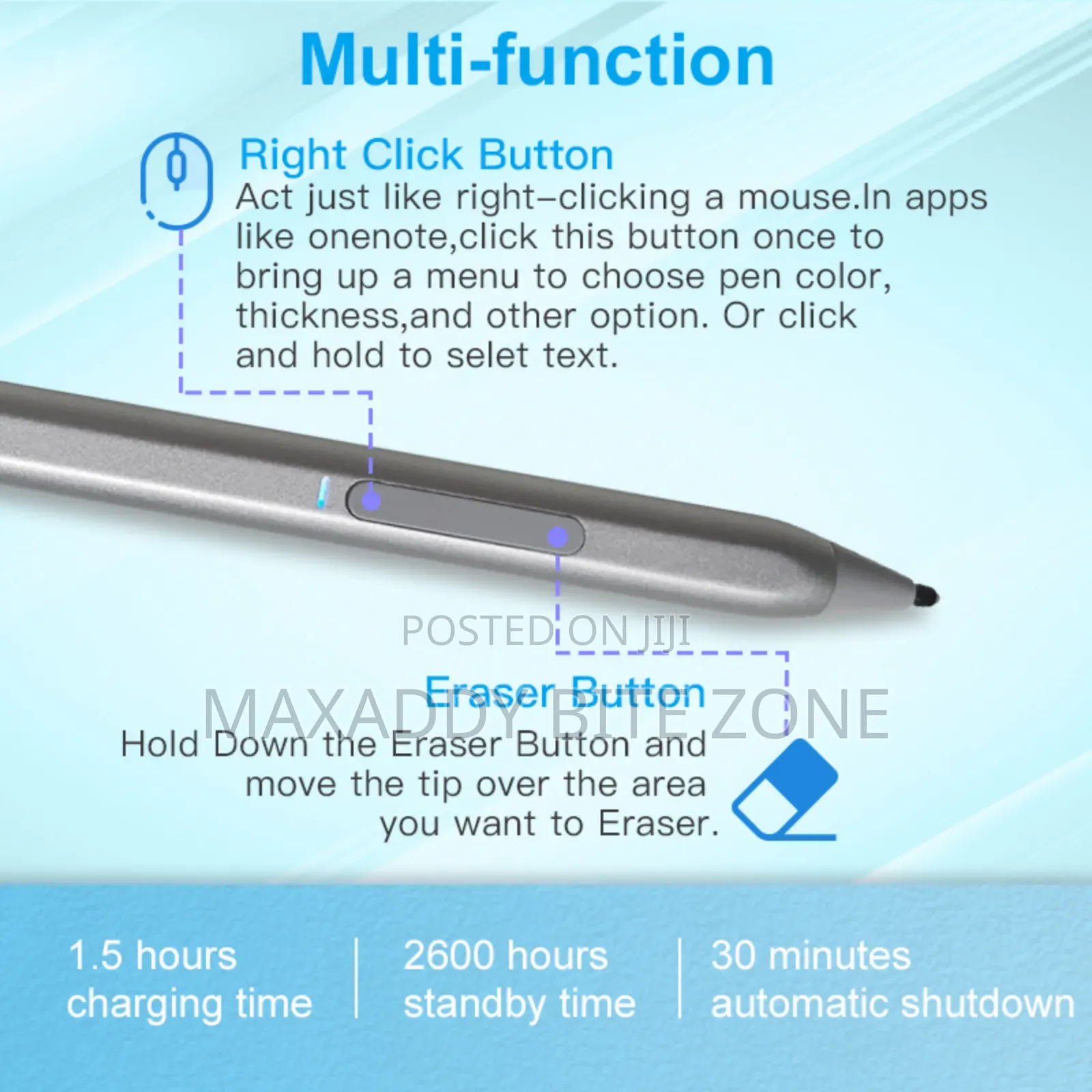 Stylus Pen For Microsoft Surface 4096 Pressure Sensitivity