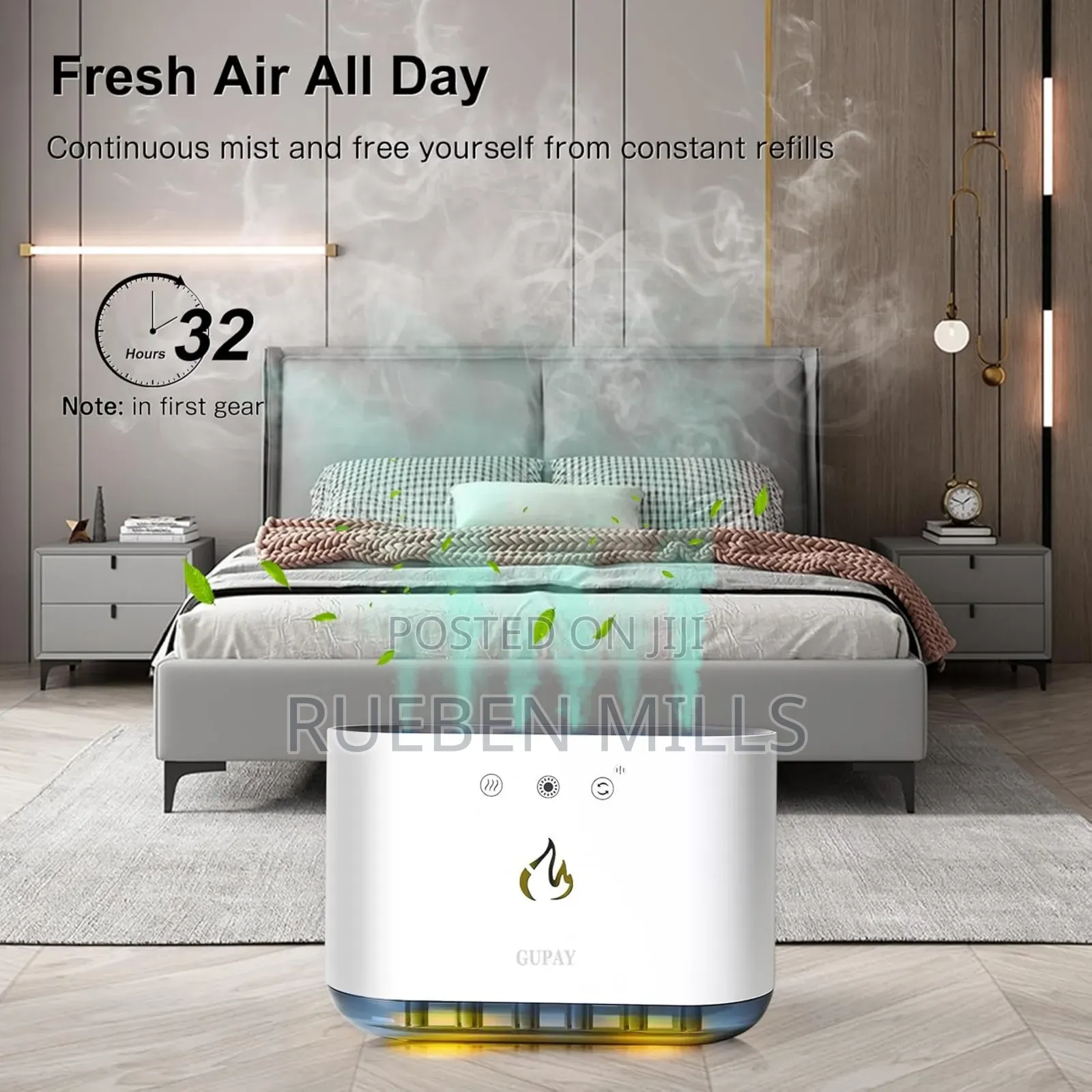 Multiple Lights and Spray Pattern Air Freshener Diffuser
