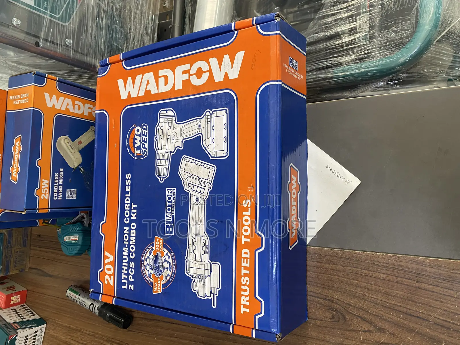 Wadfow 2pcs Cordless Combo Kit
