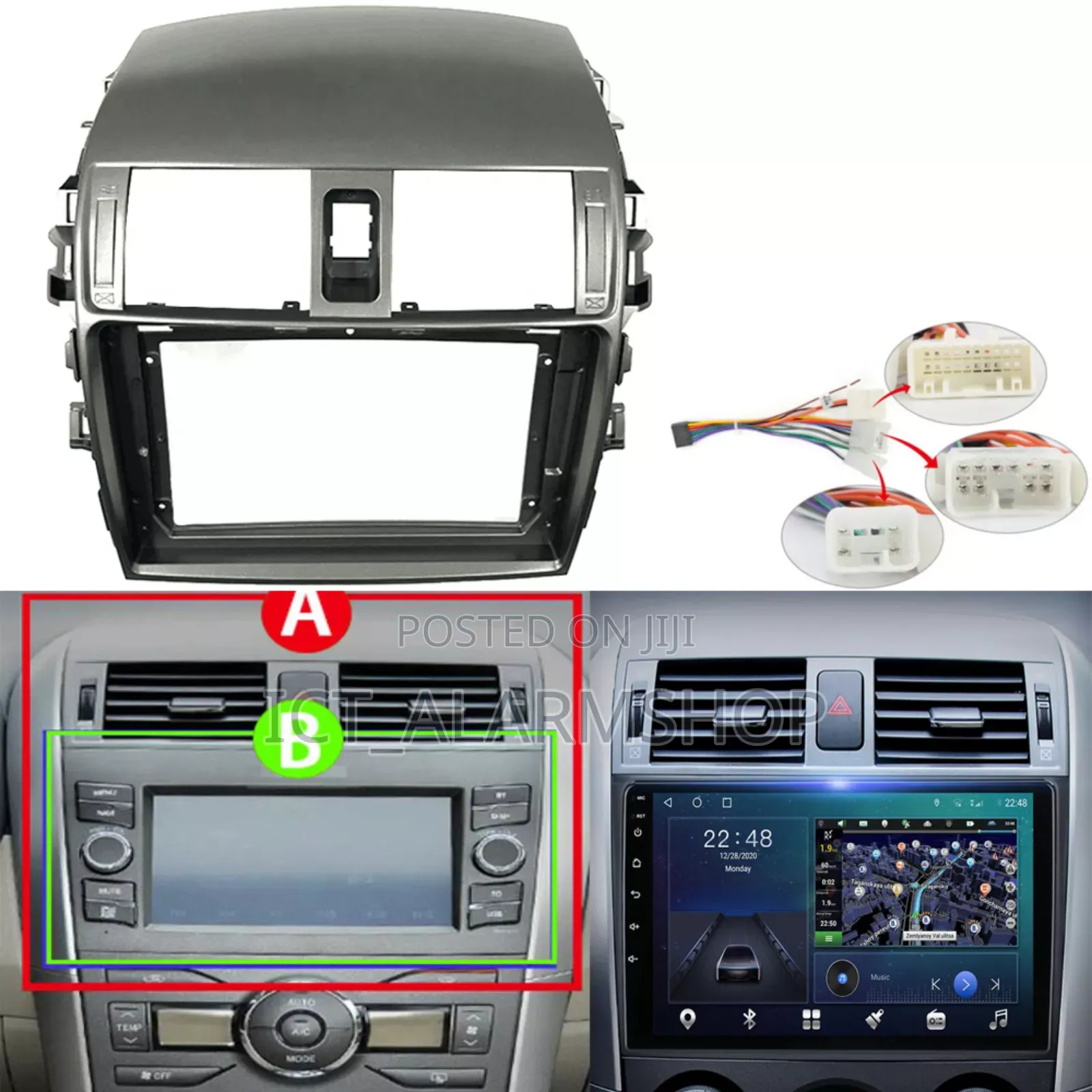 Toyota Corolla 09 Fascia Frame Android Radio