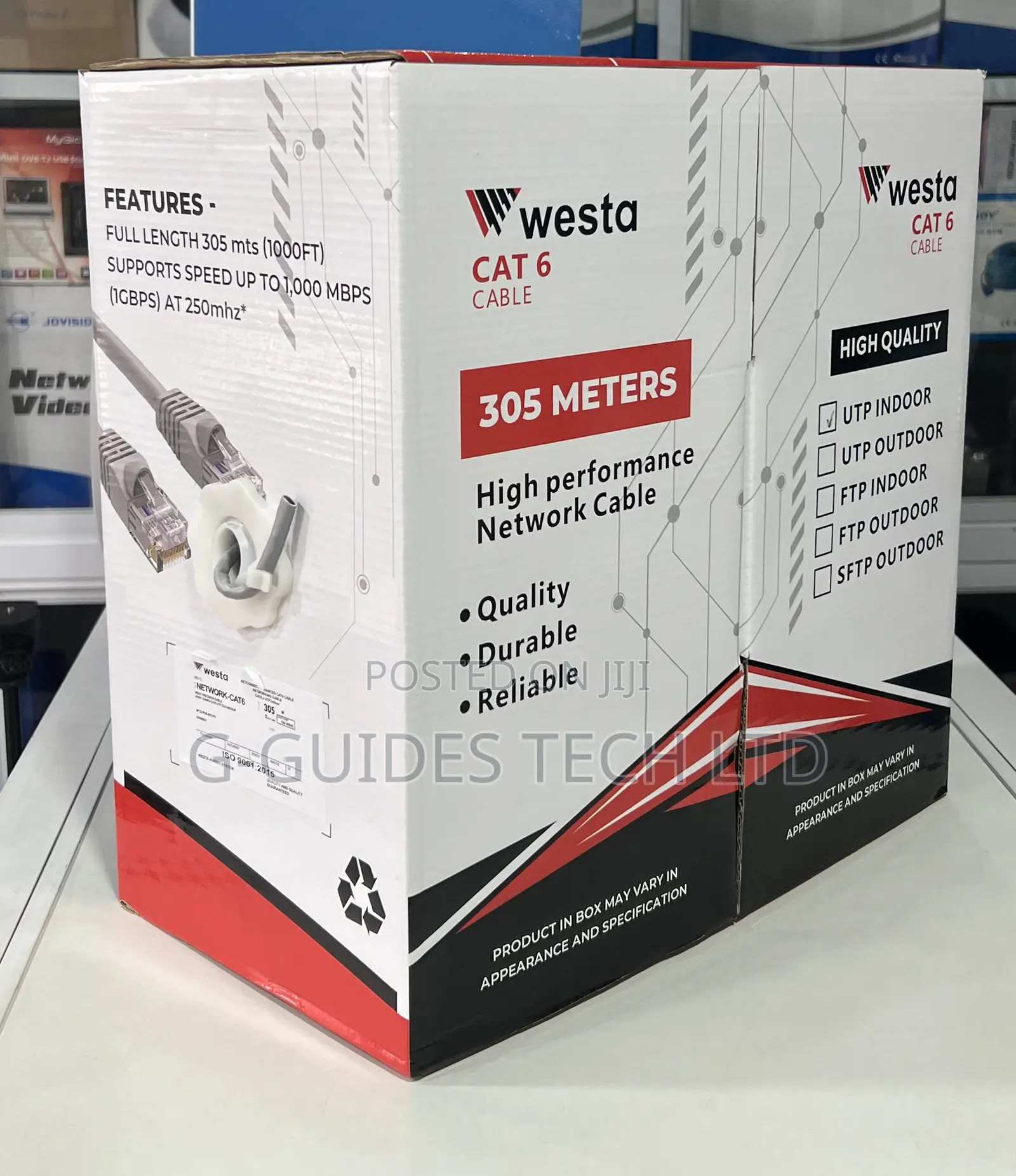 Westa Cat6 Utp Indoor Cable 305m
