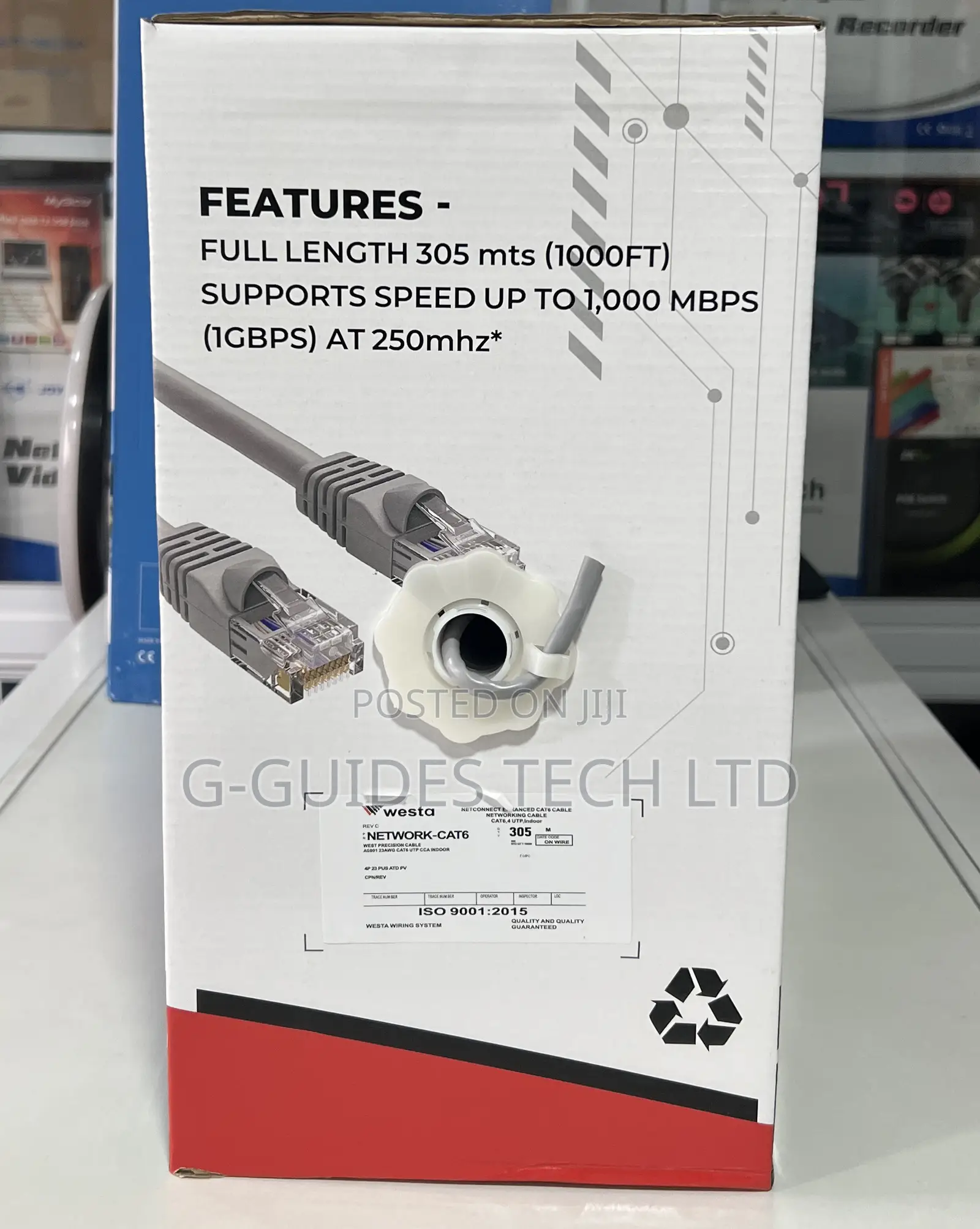 Westa Cat6 Utp Indoor Cable 305m