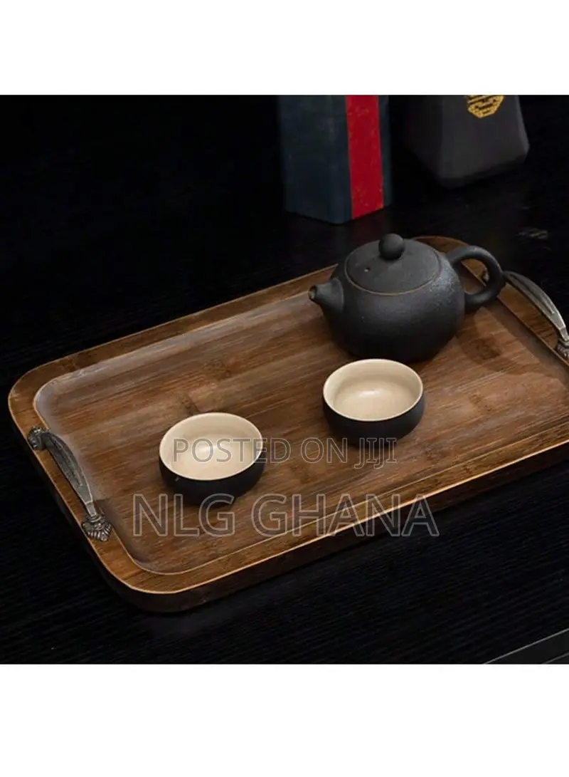 Elegant Antique Bamboo Breakfast Tray. Ghx4004