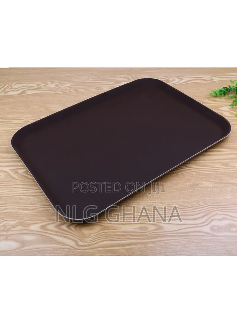 Rectangular Anti-Slip Food Tray for Home, Cafeteria. Ghx3729