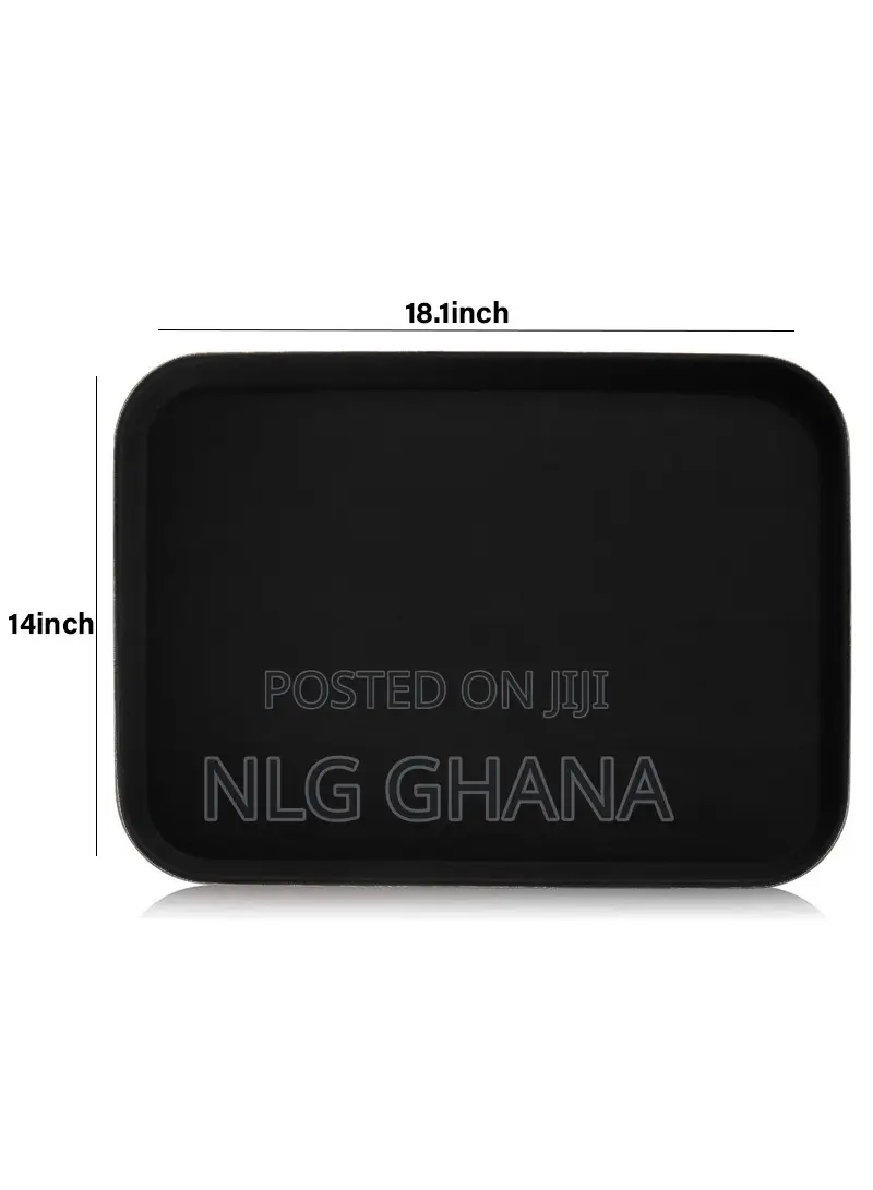 Rectangular Anti-Slip Food Tray for Home, Cafeteria. Ghx3729