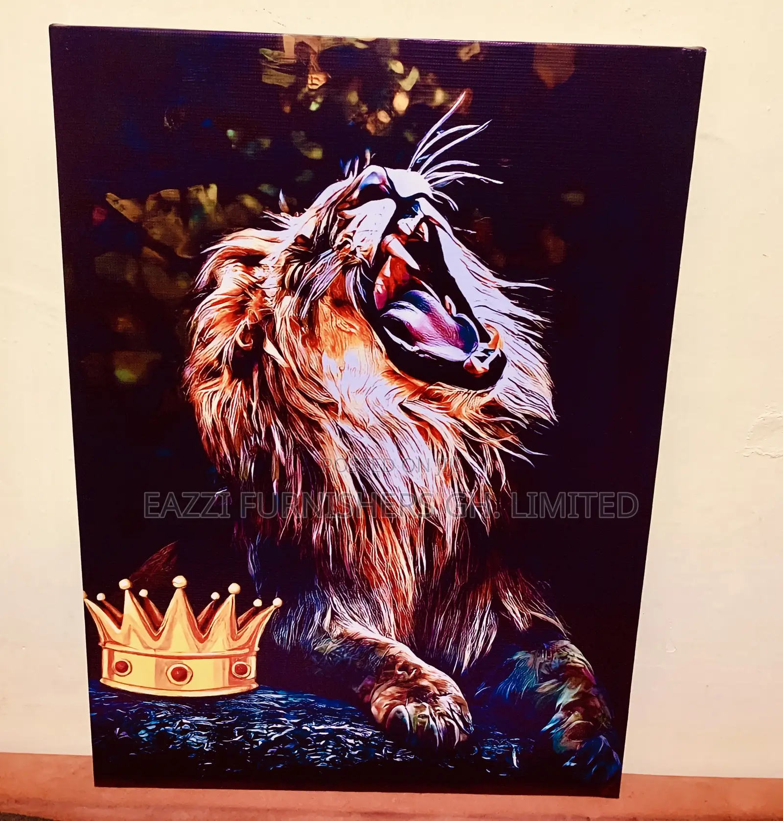 Lion King Portrait Canvas Wall Frames
