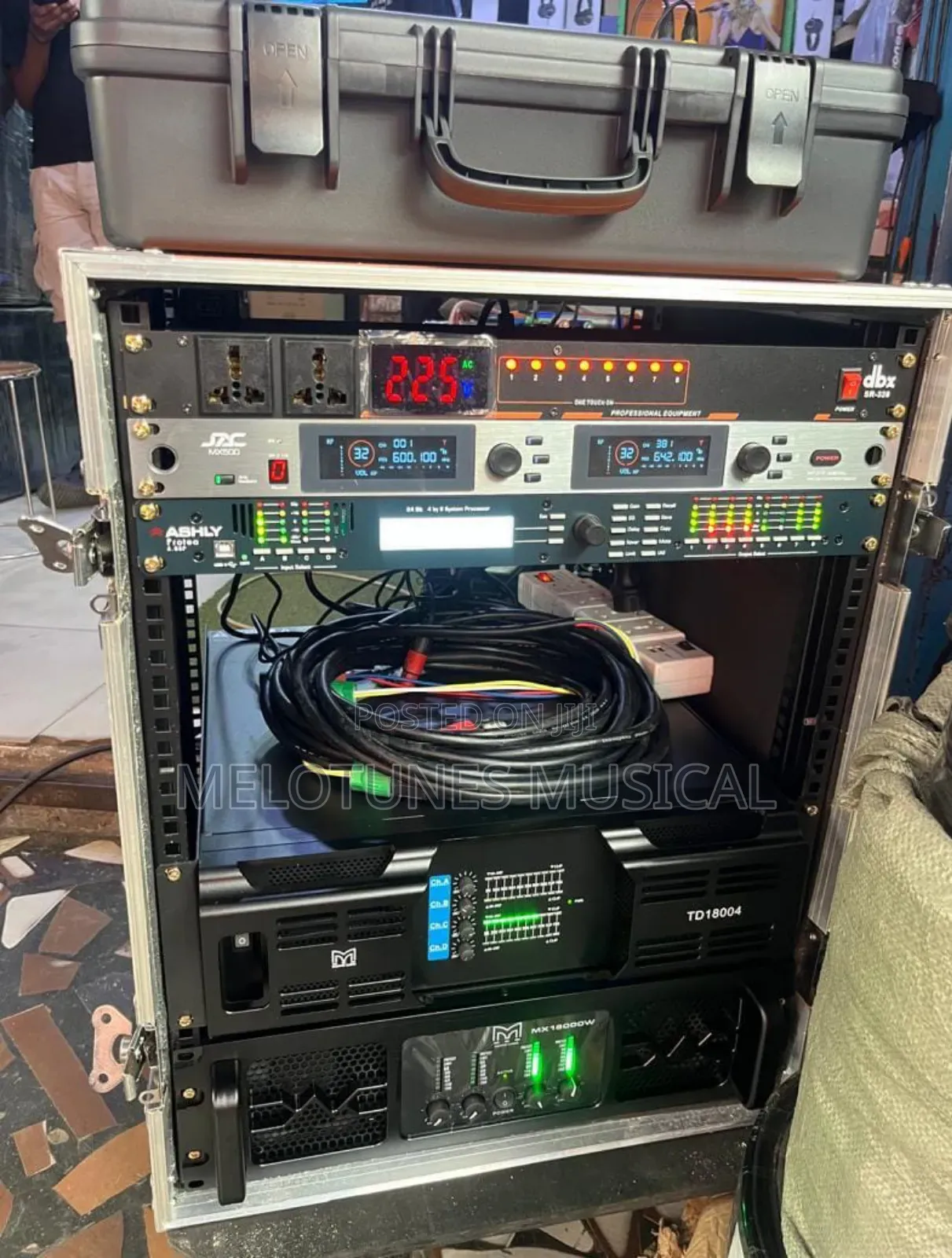 2pairs of GLS Full Range, Pair of Sub and Amplifier Rack Set