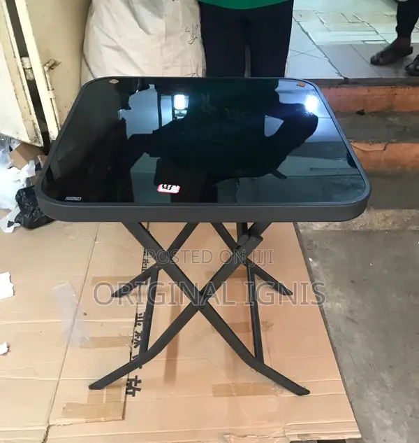 Glass Foldable Table( 70 by 70 )