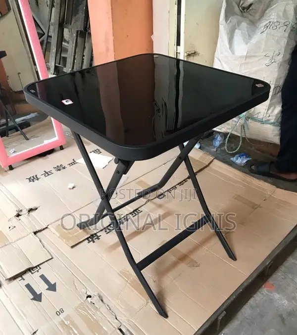 Glass Foldable Table( 70 by 70 )