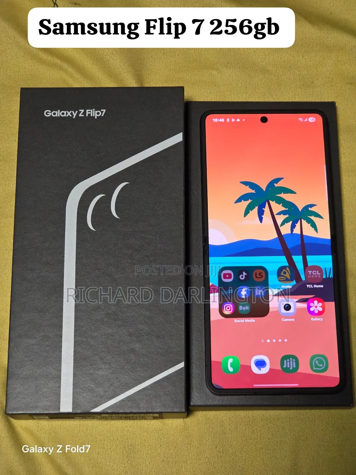 New Samsung Galaxy Z Flip7 256 GB Black