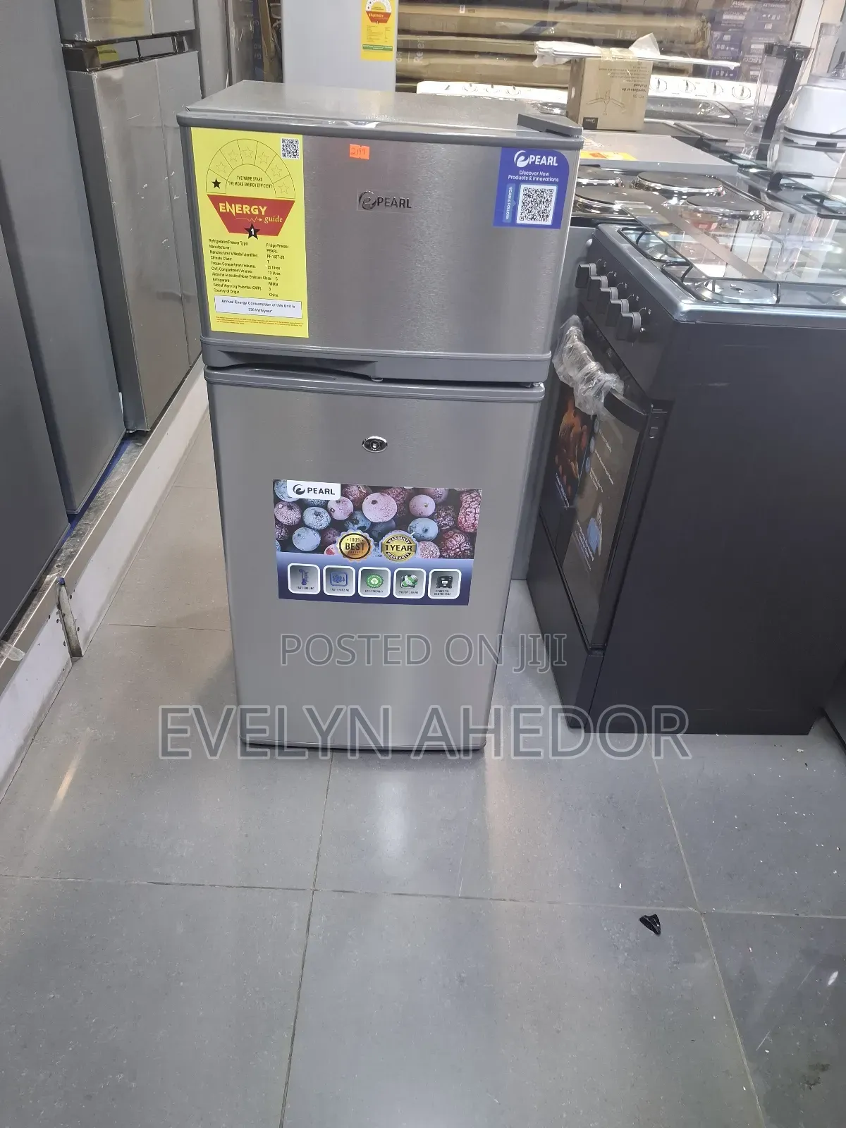 Powerful Compressor of Pearl Double Door Fridge 85 Liitres