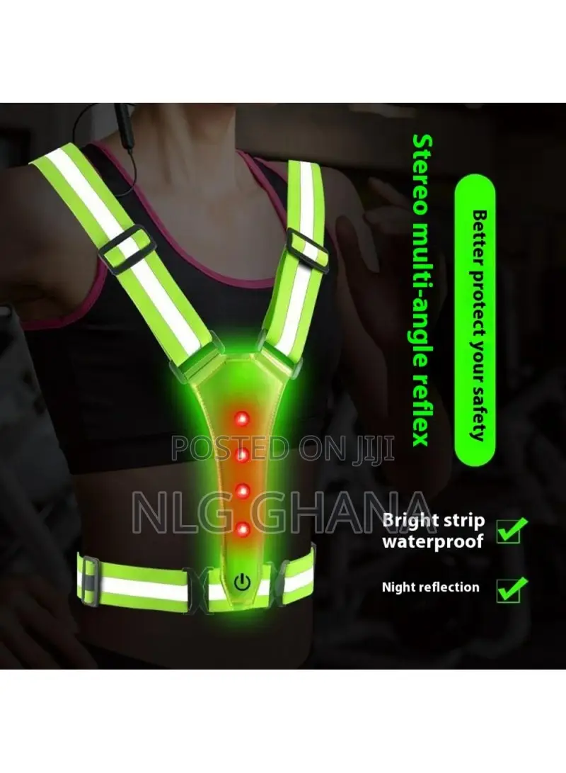 Rechargeable Reflective Vest With 3 Modes Light. Tvx25169